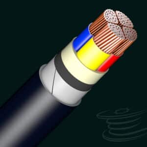 0.6/1 kV, Copper, Multi- core (≤5), Un sheathed, Steel Tape Armoured Cable