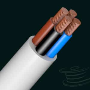 300/500 V, Copper, PVC Insulated and PVC Jaceted, 4-core Flexible cable