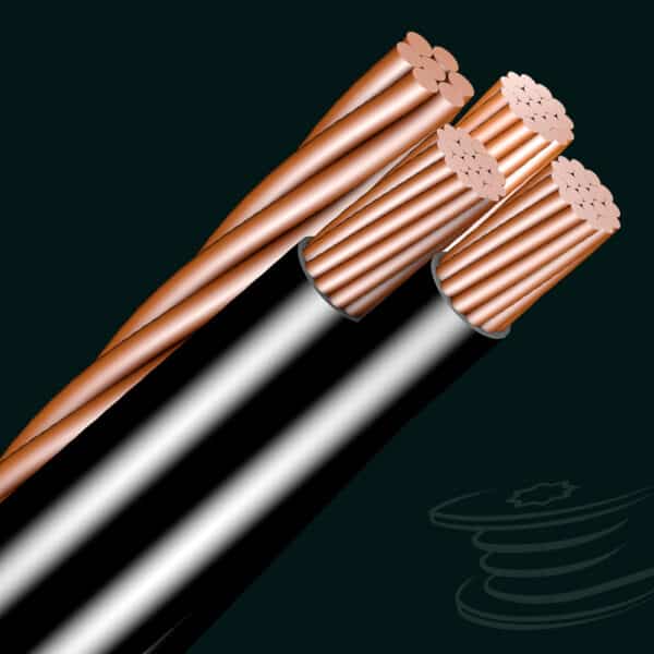 600 V Weather Proof service drop cables - CU/PVC (WP), Quadruplex
