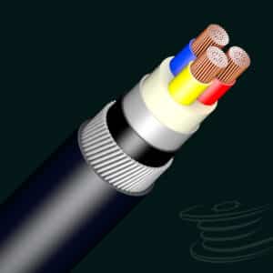 0.6/1 kV, Copper, Multi- core (≤5), Lead Alloy Sheathed, Steel Wire Armoured Cable