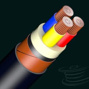 0.6/1 kV, Copper, Multi- core (≤5), Copper Tape Screened, Un Armoured Cable